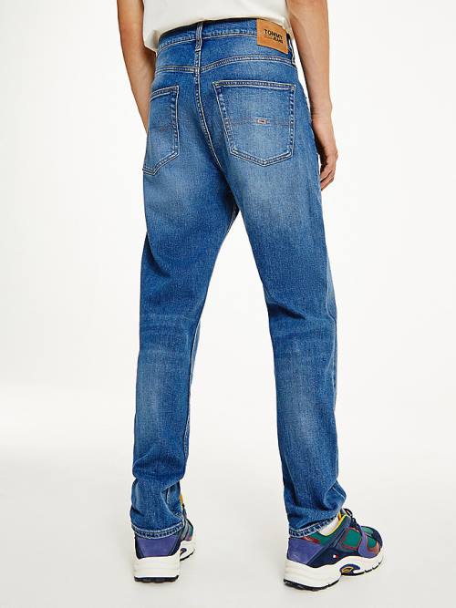 Tommy Hilfiger Rey Relaxed Tapered Moški Kavbojke Denim | TH879YKW