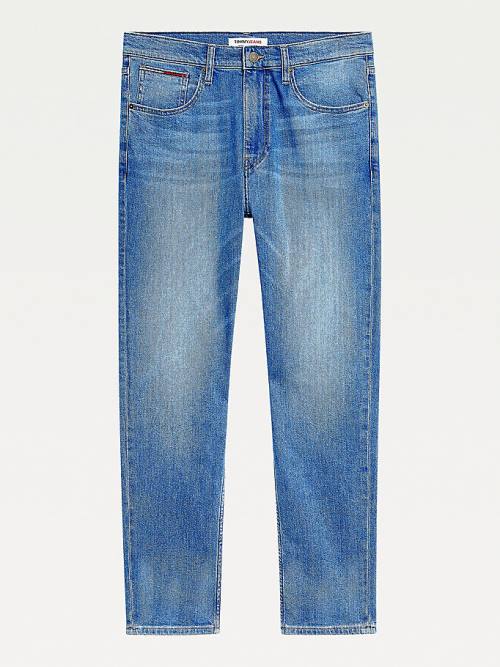 Tommy Hilfiger Rey Relaxed Tapered Moški Kavbojke Denim | TH879YKW