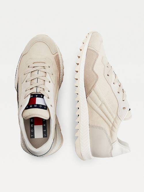 Tommy Hilfiger Ripstop Flag Cleat Ženske Superge Bež | TH469UYE