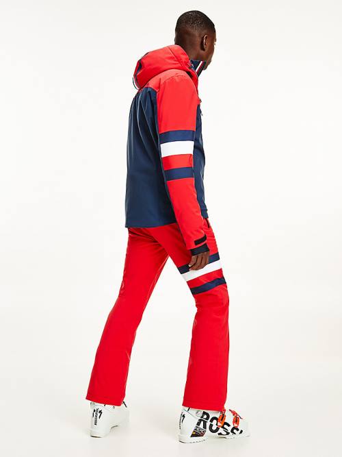 Tommy Hilfiger Rossignol Colour-Blocked Ski Moški Jakne Rdeča | TH958NVK