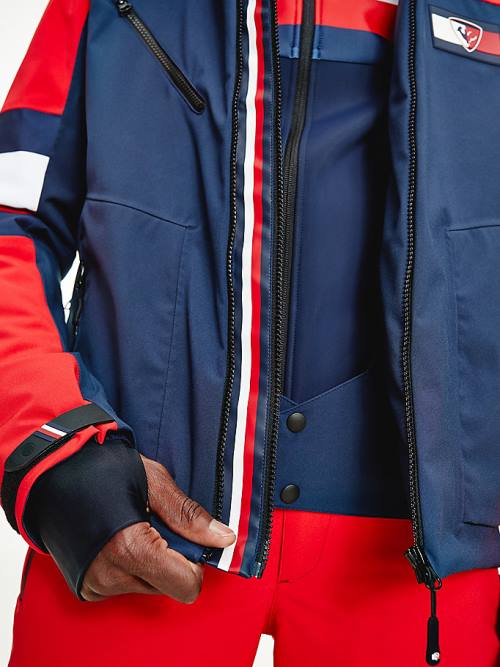 Tommy Hilfiger Rossignol Colour-Blocked Ski Moški Jakne Rdeča | TH958NVK