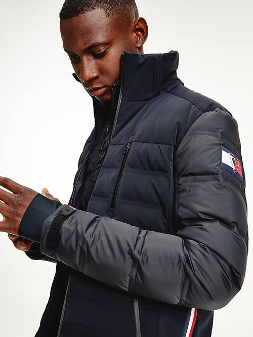 Tommy Hilfiger Rossignol Padded Contrast Ski Moški Jakne Črna | TH479CBA