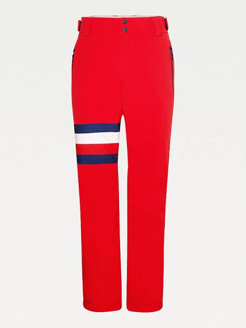 Tommy Hilfiger Rossignol Signature Detail Stretch Ski Moški Hlače Rdeča | TH038KZW