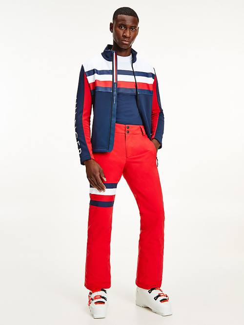 Tommy Hilfiger Rossignol Signature Detail Stretch Ski Moški Hlače Rdeča | TH038KZW