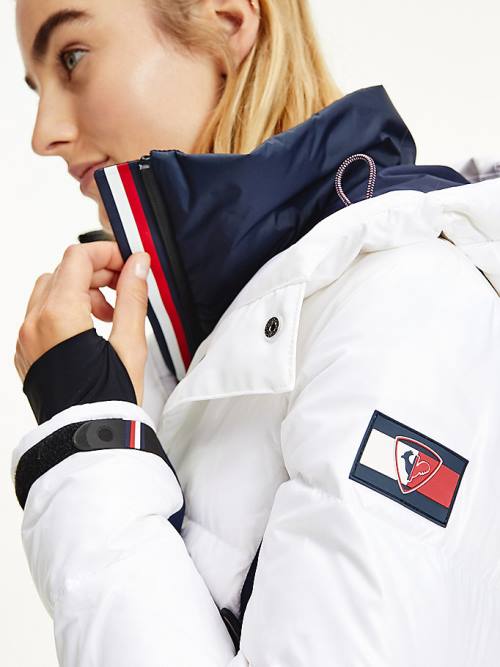 Tommy Hilfiger Rossignol Tonal Ski Ženske Jakne Bela | TH807RYI