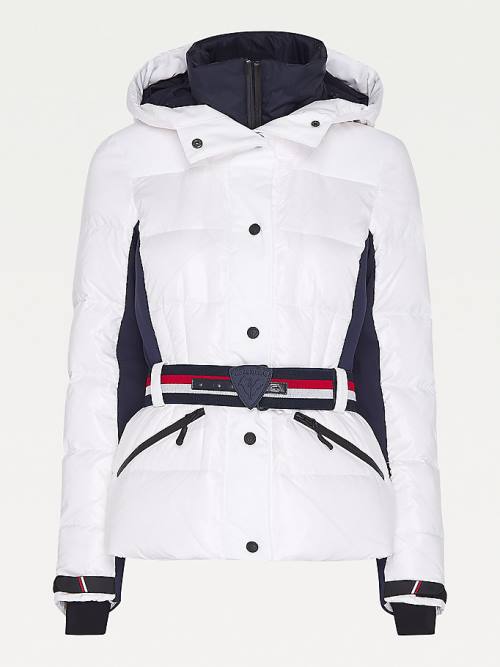 Tommy Hilfiger Rossignol Tonal Ski Ženske Jakne Bela | TH807RYI