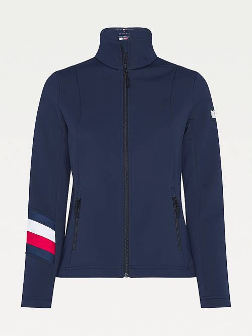 Tommy Hilfiger Rossignol Zip-Thru Ski Ženske Jakne Modra | TH204NLX