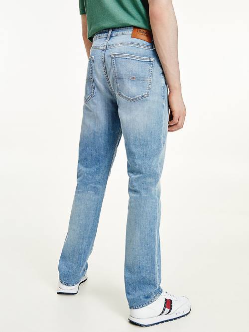 Tommy Hilfiger Ryan Straight Distressed Moški Kavbojke Denim | TH305AVB