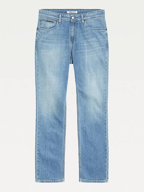 Tommy Hilfiger Ryan Straight Distressed Moški Kavbojke Denim | TH305AVB