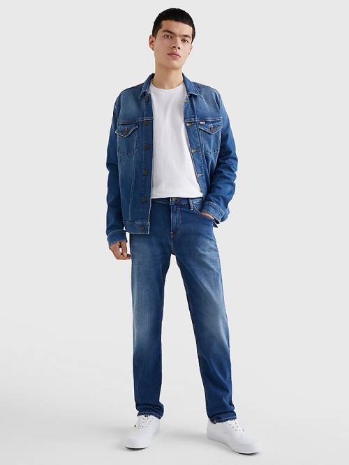 Tommy Hilfiger Ryan Straight Relaxed Fit Faded Moški Kavbojke Denim | TH092WTA