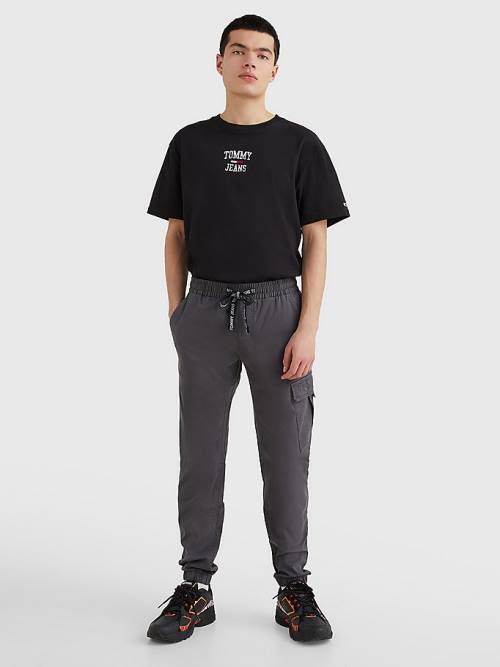 Tommy Hilfiger Scanton Cargo Pocket Joggers Moški Hlače Siva | TH093LZJ