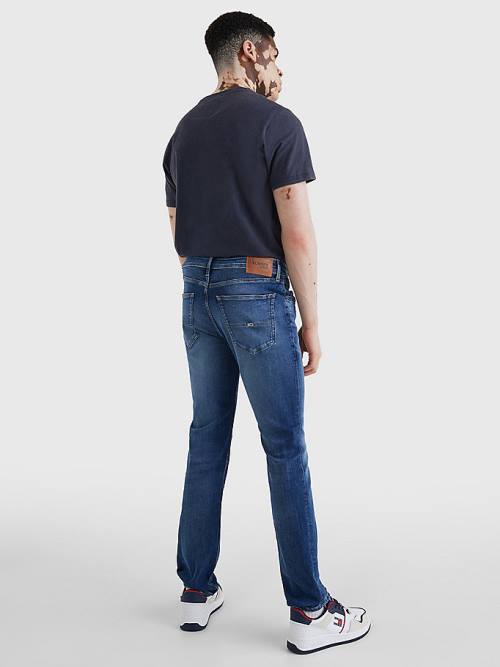 Tommy Hilfiger Scanton Faded Slim Fit Moški Kavbojke Denim | TH295CKF