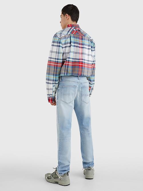 Tommy Hilfiger Scanton Power Stretch Slim Fit Moški Kavbojke Denim | TH458USZ