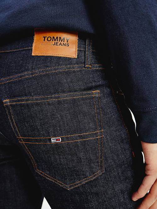 Tommy Hilfiger Scanton Recycled Cotton Slim Fit Moški Kavbojke Denim | TH970HJD