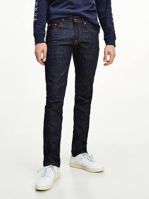 Tommy Hilfiger Scanton Recycled Cotton Slim Fit Moški Kavbojke Denim | TH970HJD