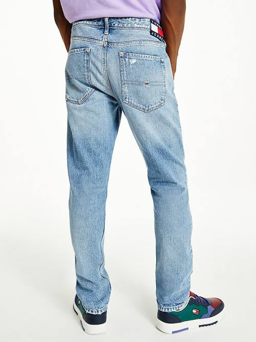 Tommy Hilfiger Scanton Slim Distressed Hemp Moški Kavbojke Denim | TH167EPJ