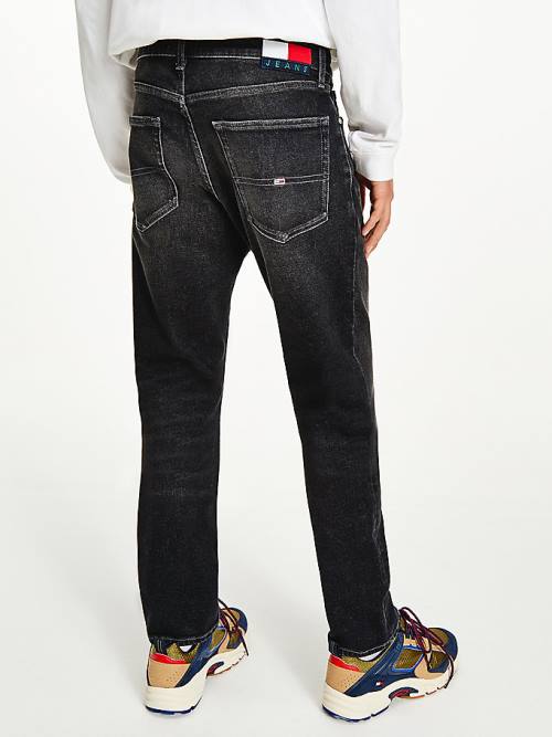 Tommy Hilfiger Scanton Slim Faded Black Moški Kavbojke Denim | TH049NSX