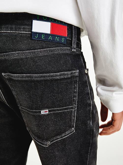 Tommy Hilfiger Scanton Slim Faded Black Moški Kavbojke Denim | TH049NSX