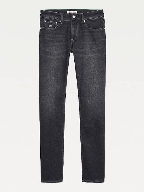 Tommy Hilfiger Scanton Slim Faded Black Moški Kavbojke Denim | TH049NSX