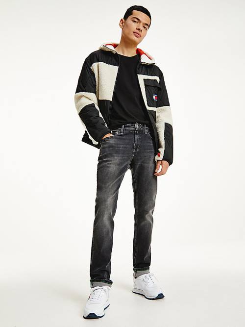 Tommy Hilfiger Scanton Slim Faded Black Moški Kavbojke Denim | TH251EBV