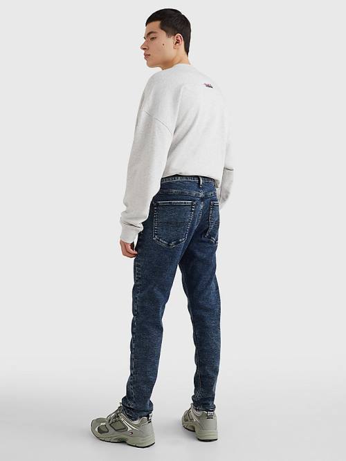 Tommy Hilfiger Scanton Slim Faded Moški Kavbojke Denim | TH120LJV