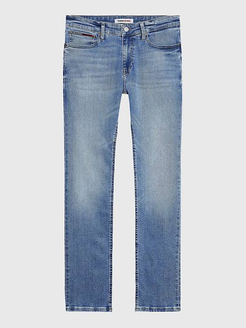 Tommy Hilfiger Scanton Slim Faded Moški Kavbojke Denim | TH290MUA