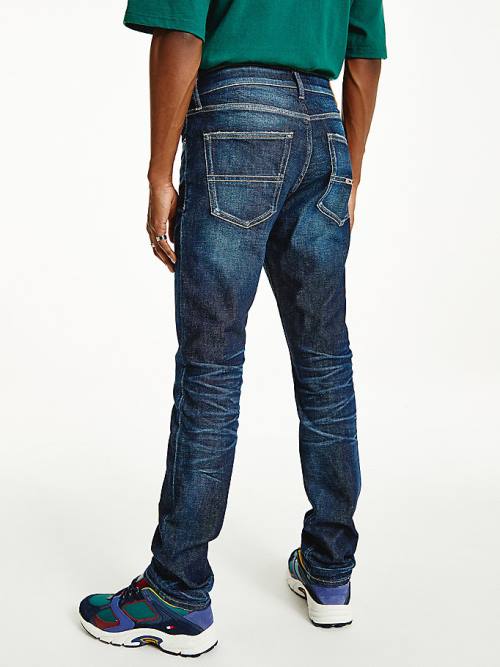 Tommy Hilfiger Scanton Slim Faded Moški Kavbojke Denim | TH819YFQ