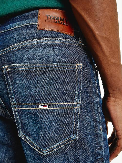 Tommy Hilfiger Scanton Slim Faded Moški Kavbojke Denim | TH819YFQ