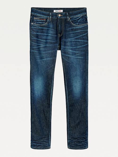 Tommy Hilfiger Scanton Slim Faded Moški Kavbojke Denim | TH819YFQ