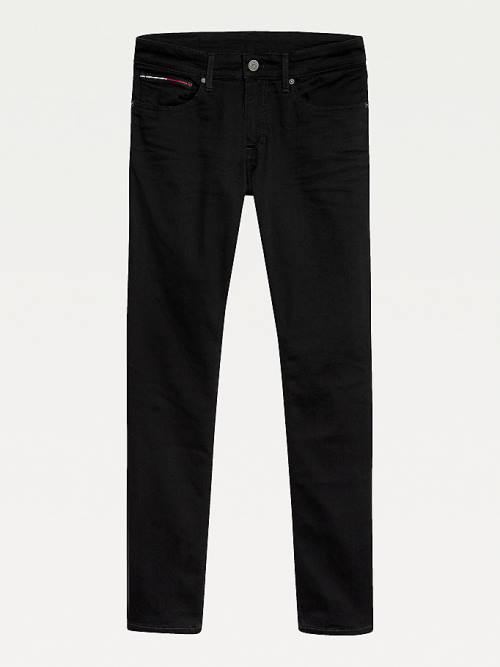 Tommy Hilfiger Scanton Slim Fit Black Moški Kavbojke Denim | TH795ZPQ