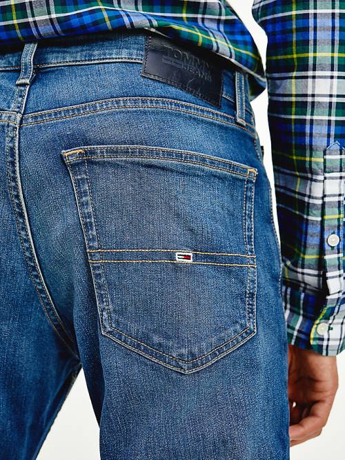 Tommy Hilfiger Scanton Slim Fit Faded Moški Kavbojke Denim | TH510YCF