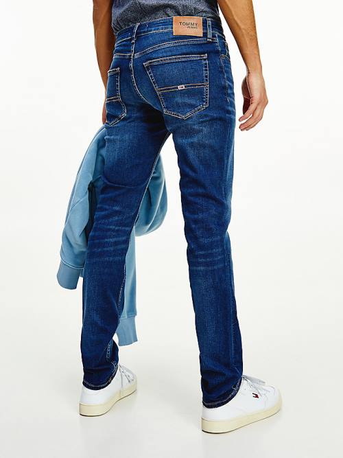 Tommy Hilfiger Scanton Slim Fit Faded Moški Kavbojke Denim | TH714JPR