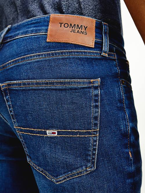 Tommy Hilfiger Scanton Slim Fit Faded Moški Kavbojke Denim | TH714JPR