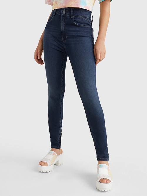 Tommy Hilfiger Shape High Rise Skinny Ženske Kavbojke Denim | TH718RYG