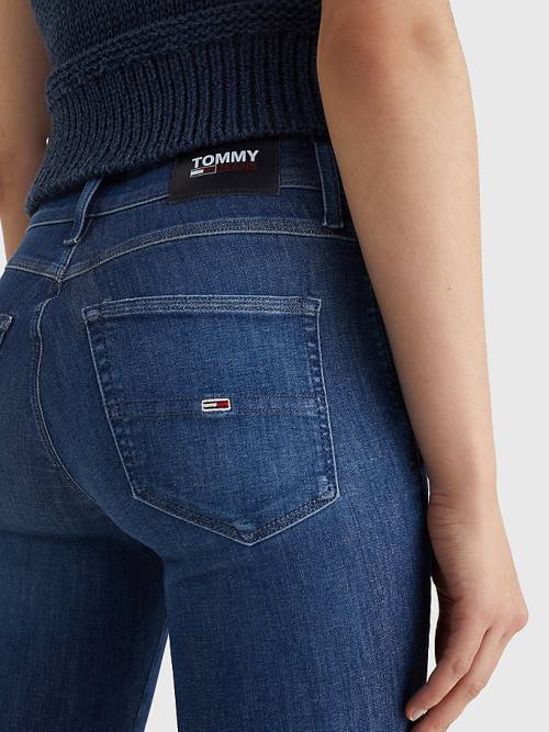 Tommy Hilfiger Shape Mid Rise Skinny Ženske Kavbojke Denim | TH210PWR