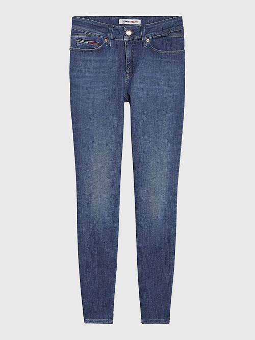 Tommy Hilfiger Shape Mid Rise Skinny Ženske Kavbojke Denim | TH210PWR