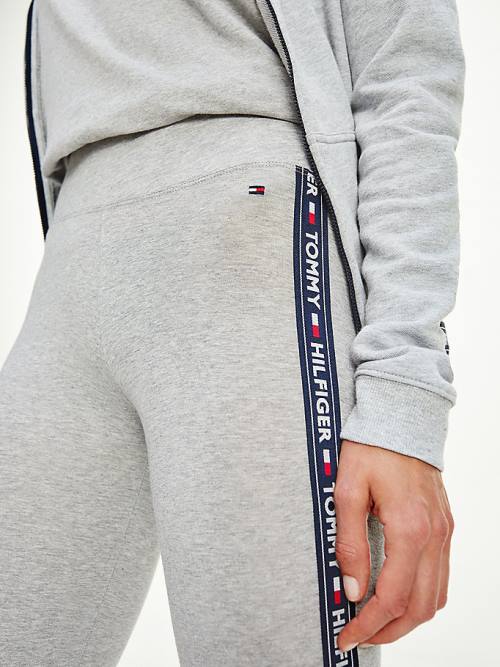 Tommy Hilfiger Side Logo Ženske Pajkice Siva | TH023OMH