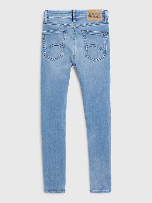 Tommy Hilfiger Simon Skinny Faded Fantje Kavbojke Denim | TH318NFZ