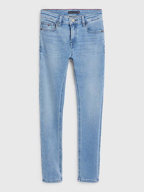 Tommy Hilfiger Simon Skinny Faded Fantje Kavbojke Denim | TH318NFZ