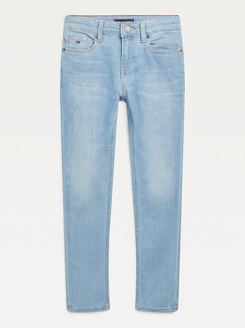 Tommy Hilfiger Simon Skinny Faded Fantje Kavbojke Denim | TH357BYS