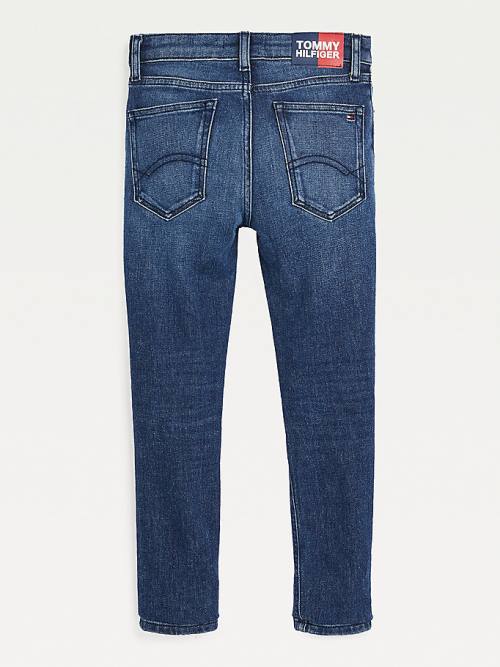 Tommy Hilfiger Simon Skinny Faded Hemp Fantje Kavbojke Denim | TH534QUX