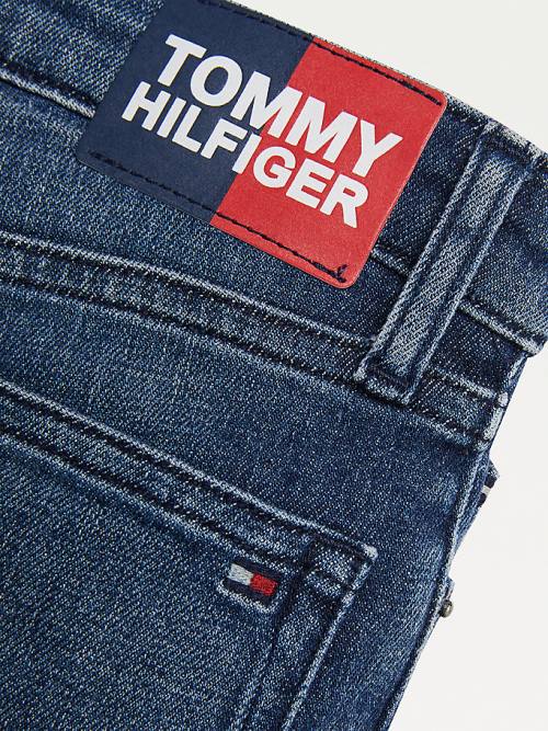 Tommy Hilfiger Simon Skinny Faded Hemp Fantje Kavbojke Denim | TH534QUX