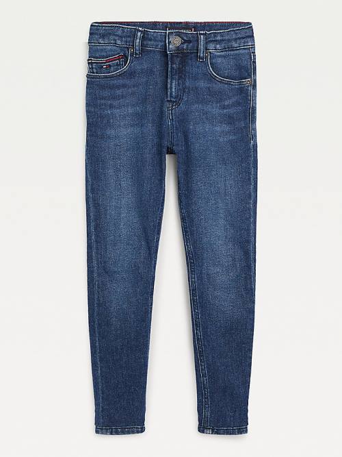 Tommy Hilfiger Simon Skinny Faded Hemp Fantje Kavbojke Denim | TH534QUX