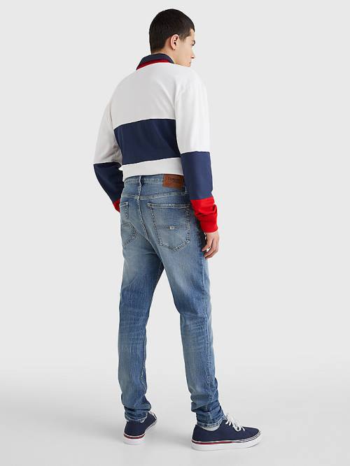 Tommy Hilfiger Simon Skinny Faded Moški Kavbojke Denim | TH356AOM