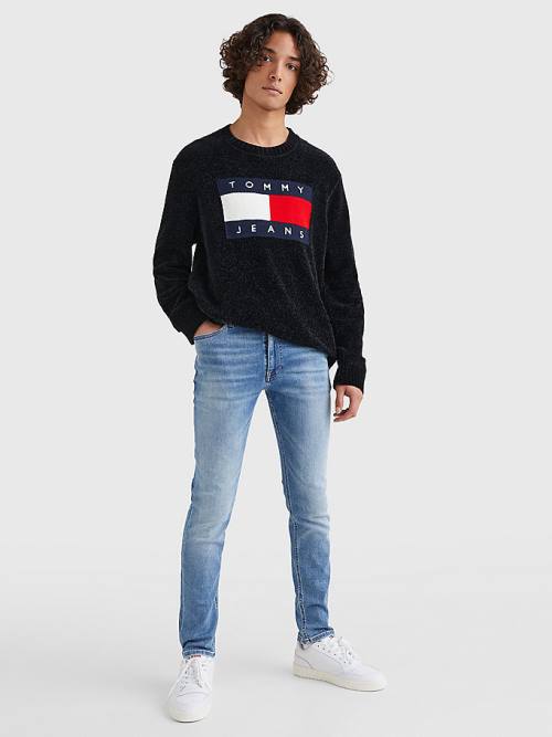 Tommy Hilfiger Simon Skinny Faded Moški Kavbojke Denim | TH957LIO