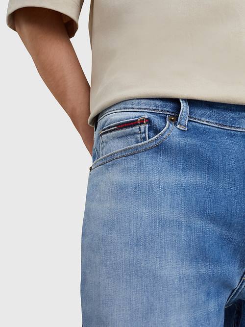 Tommy Hilfiger Simon Skinny Moški Kavbojke Denim | TH679HJA