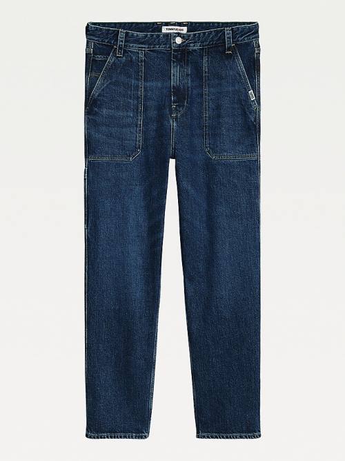 Tommy Hilfiger Skater Relaxed Worker Moški Kavbojke Denim | TH413OVR