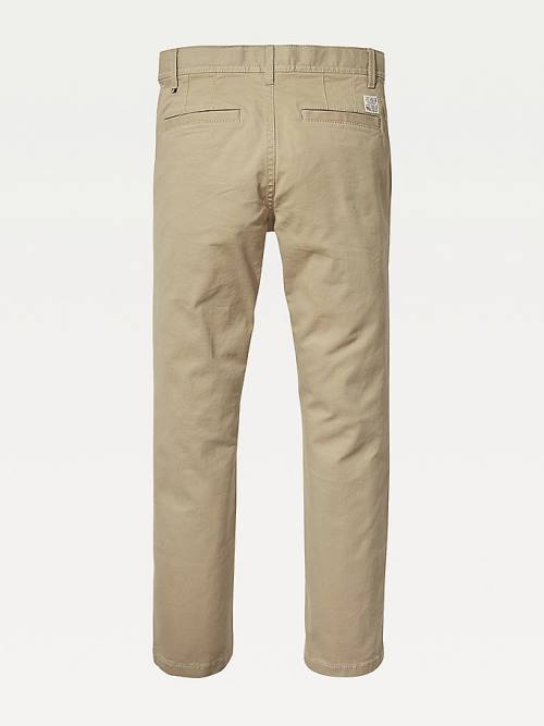 Tommy Hilfiger Slim Fit Chinos Dekleta Hlače Kaki | TH607LJT