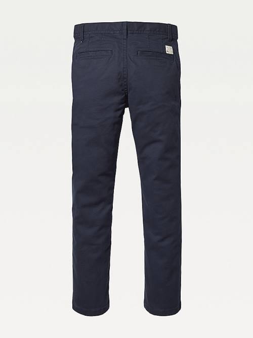 Tommy Hilfiger Slim Fit Chinos Dekleta Hlače Modra | TH657EHT