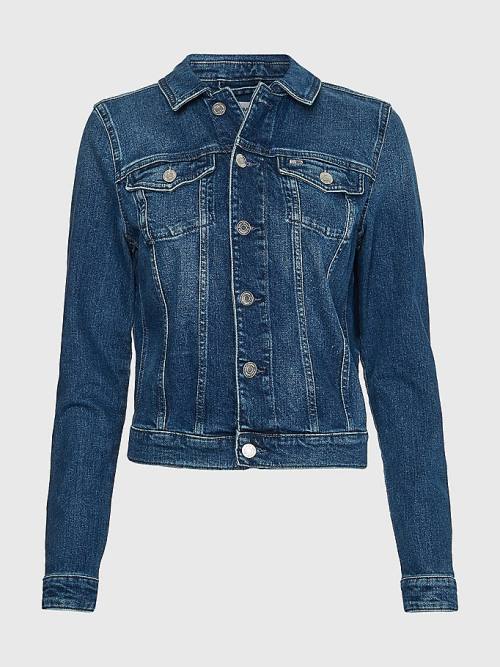 Tommy Hilfiger Slim Fit Trucker Ženske Jakne Denim | TH175YKU